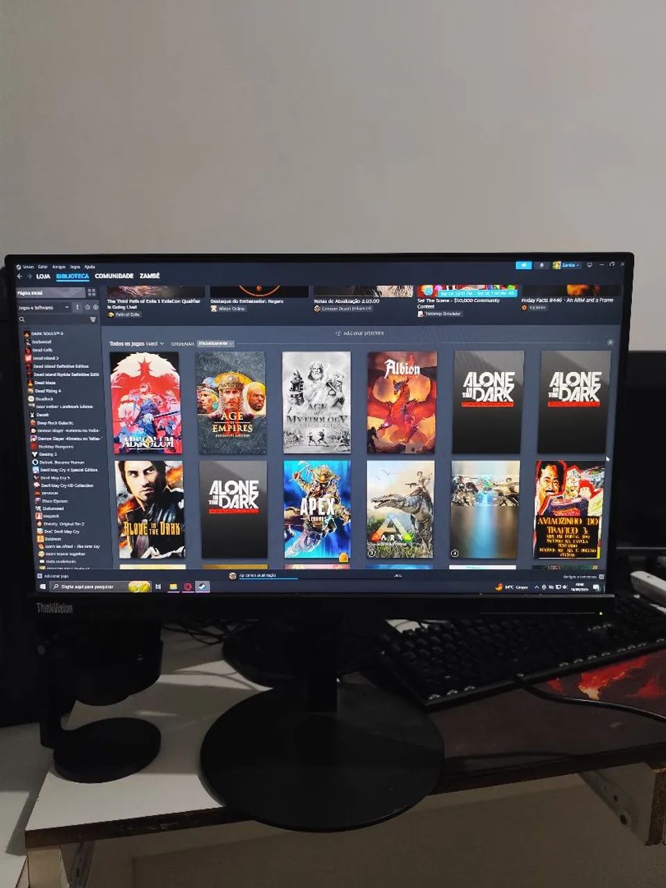 Monitor Lenovo ThinkVision 21,5" - Original - Foto 2