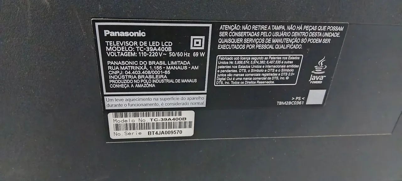 Tv Panasonic 39" - Foto 4