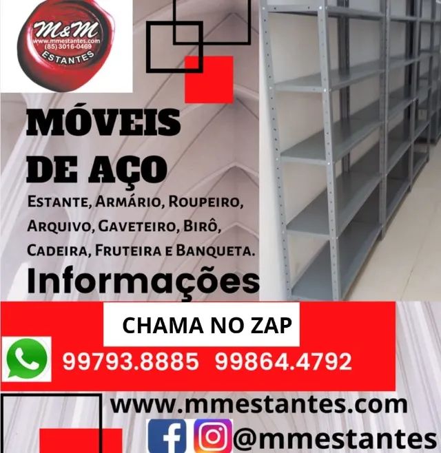 ENTREGA GRÁTIS - ESTANTE REFORÇADA DE AÇO COM 6 BANDEJAS  - Foto 2