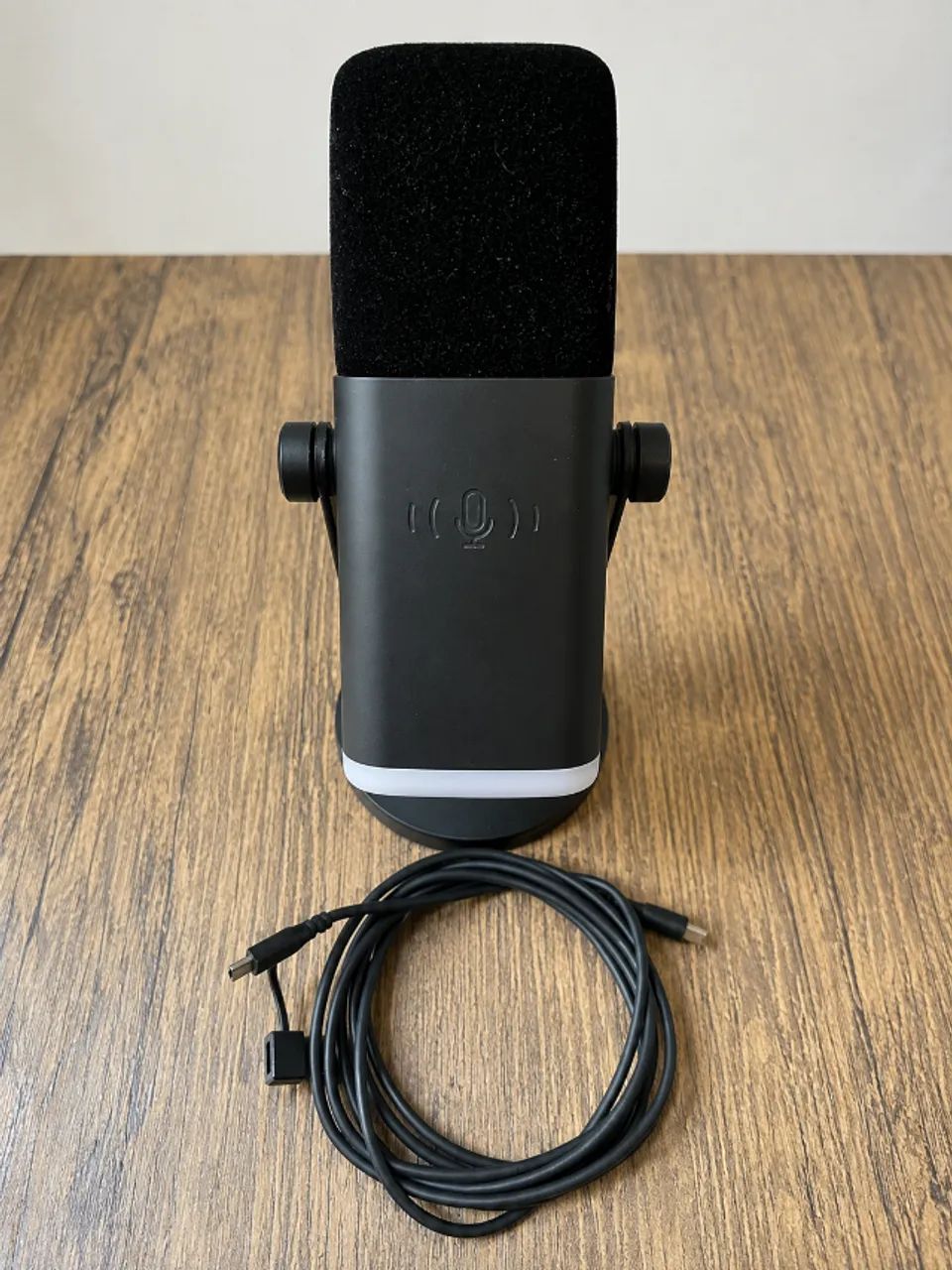 Microfone FIFINE AM8 USB/XLR com RGB - Preto - Foto 4