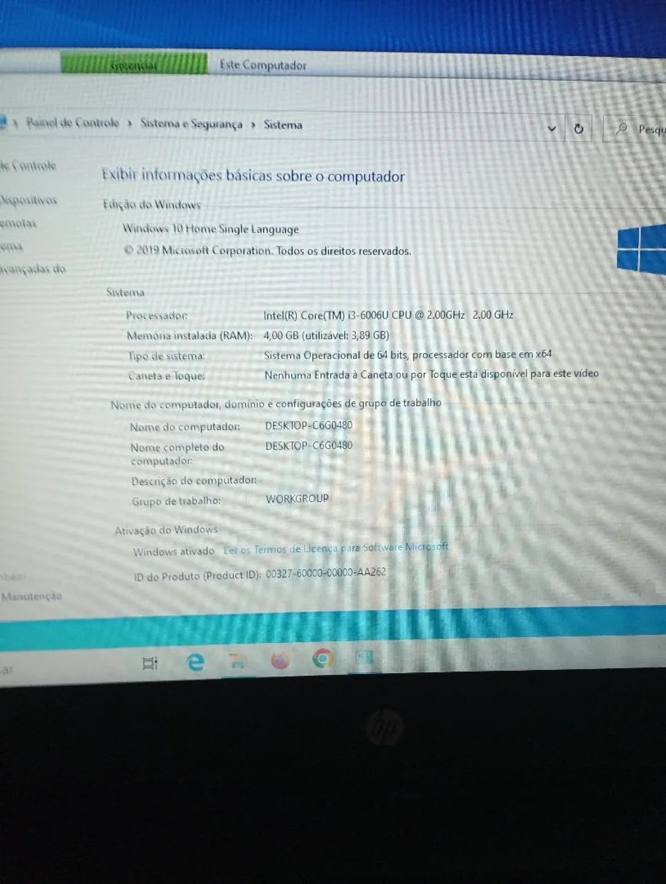 Notebook Hp i3 6006u  - Foto 4
