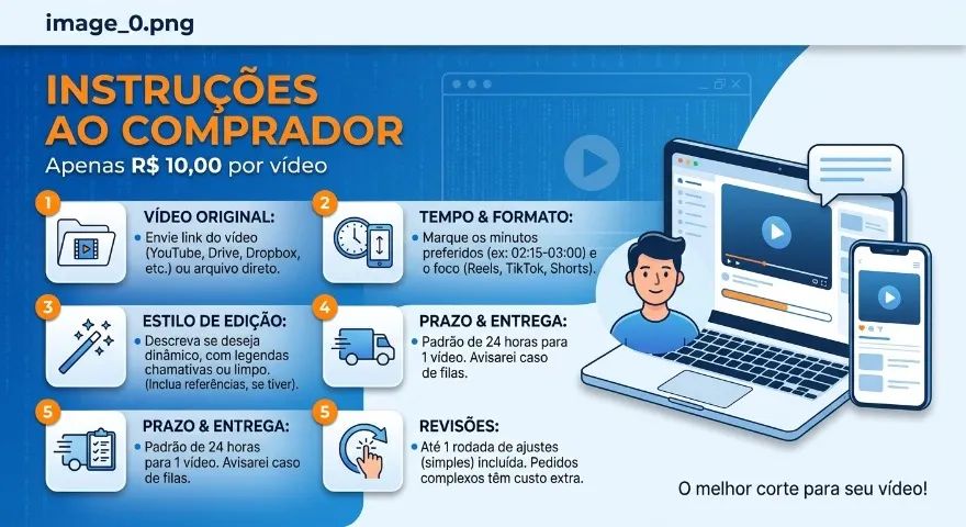 MELHORES CORTES PARA O SEU VÍDEO - Foto 3