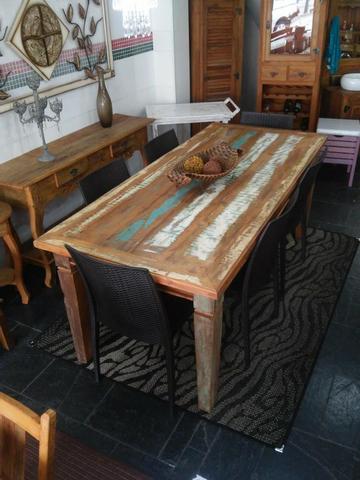Mesa com Tinta Mile de Peroba Rosa - Foto 2