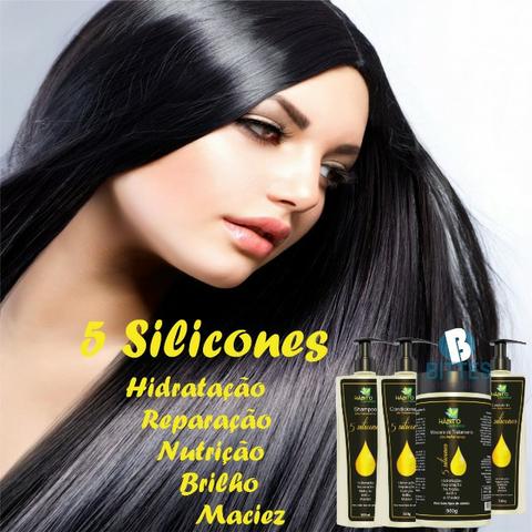 Kit Reparação Nutrição Profunda 5 Silicones Bittes Hair (2) - Foto 4