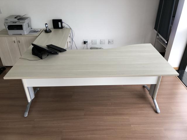 Mesa de Escritório Usada (tamanho grande) - ref.01 - Foto 2