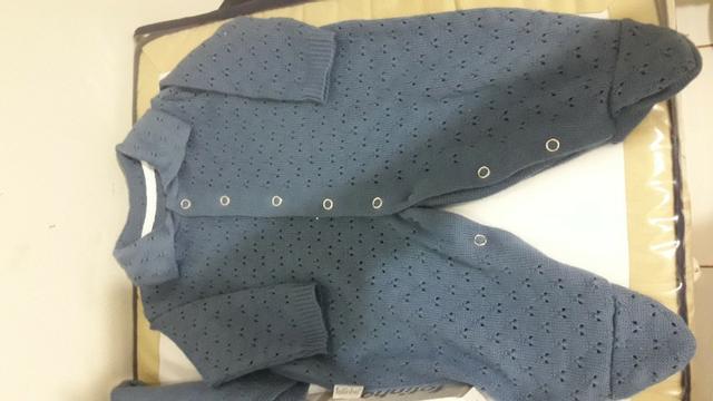 Vestido gestante e saída maternidade menino - Foto 2