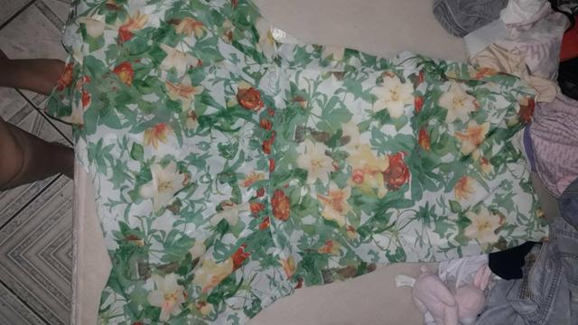 Saia longa linda Veste P/M e Carteira - Foto 3