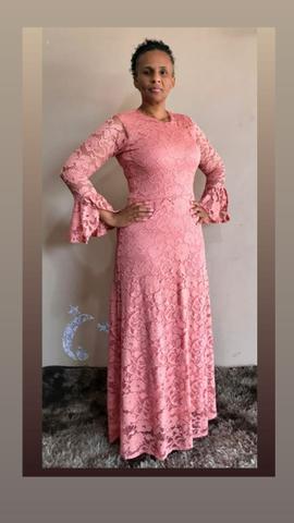 Vestido Renda Longo - Foto 4