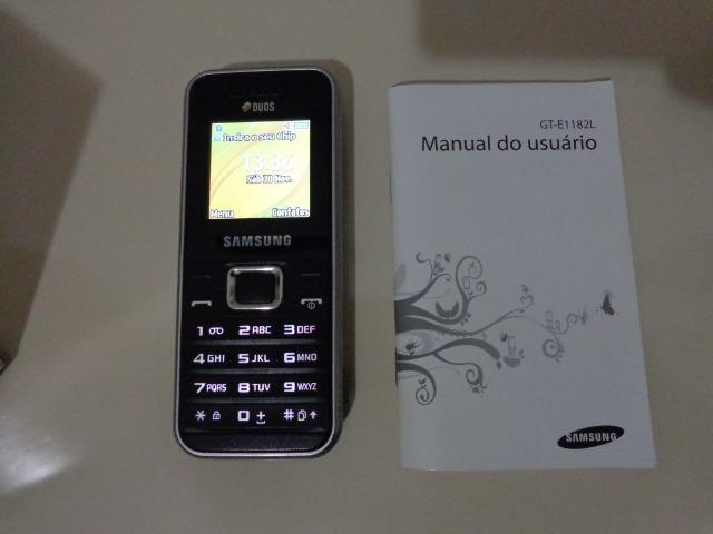 Celular Samsung E1182L - Seminovo - Baixo Guandu-ES