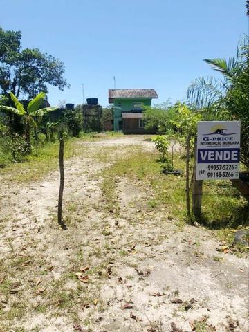Ótimo Terreno com Casa de madeira, 409,6m², Baln Jdm Verdes Mares, Itapoá/SC