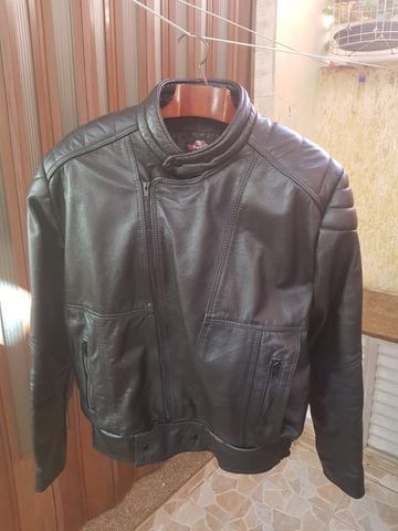 olx jaqueta de couro masculina