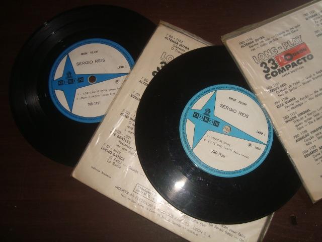 Sergio Reis, Lote com 2 compactos Vinil, Jovem Guarda - Foto 5
