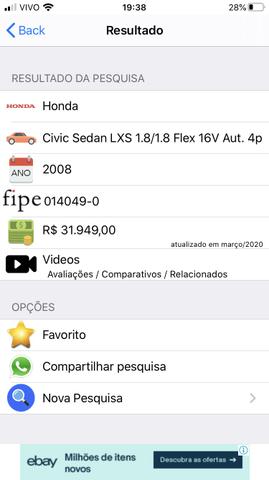 New Civic LXS 2008 Automático - Foto 13
