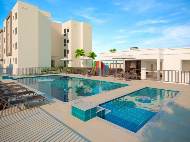 Condominio cidade de berlim, apartamentos com 2 quartos