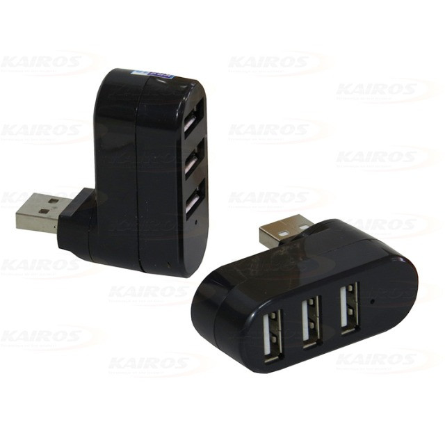 Mini Hub 180 Graus Com 3 Portas Usb Lelong - Le-5561 - Foto 3