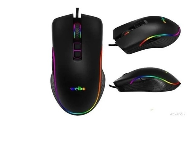 Mouse Weibo S180 Para Games Home Office 3200 Dpi