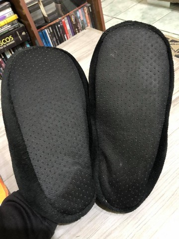 Pantufa Unisex Preta