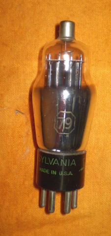 Válvula eletrônica antiga tipo 79. - Cód. 180 -