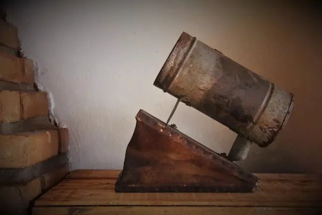 Fole Aquecedor Brasas - Metal Madeira / Couro - Anos 30 - Foto 5