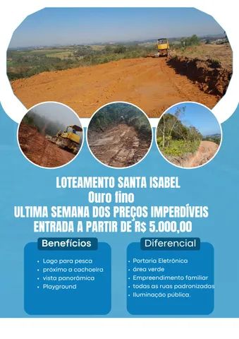 Lote/Terreno para venda com 500 metros quadrados em Ouro Fino - Santa Isabel - SP