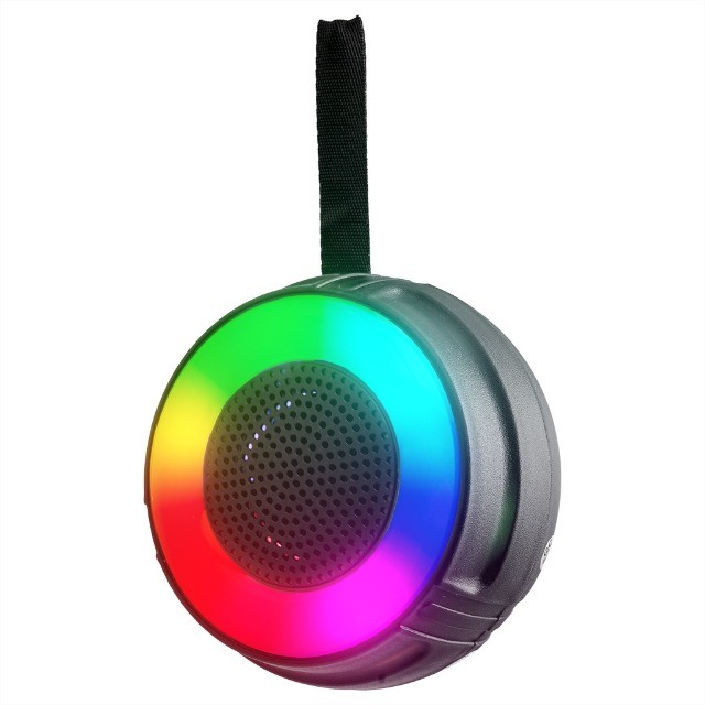 Caixinha De Som Portátil Bluetooth Rgb Usb P2 Cartão SD Radio Fm