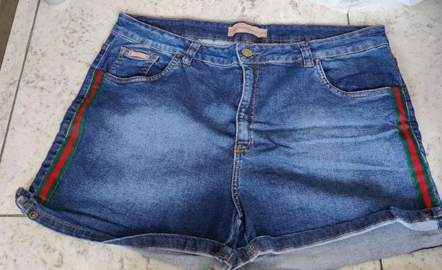 Bermudas Jeans femininas tamanho 48 - Foto 5