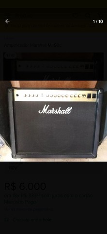 Amplificador Marshall MA50C - Foto 4
