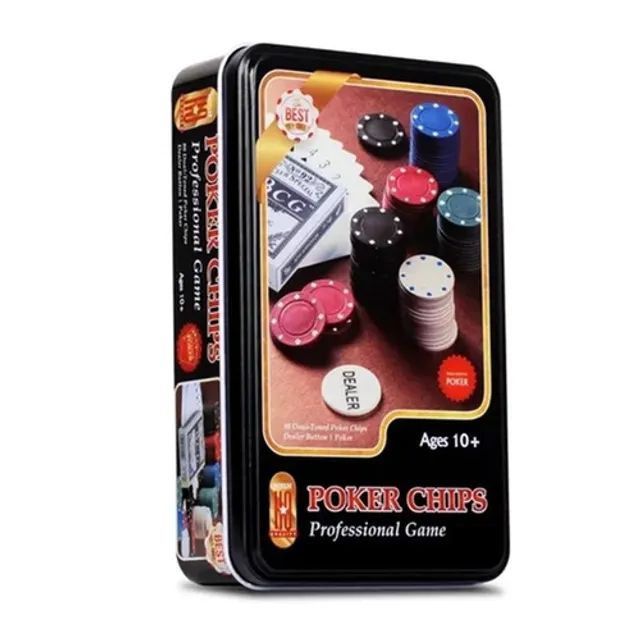 Portátil Foil Chapada Mini Ferramenta Tradicional Conjunto de Poker Casino  Jogo de Tabuleiro Jogo Cartas de Jogar Poker Mini À Prova D' Água -  AliExpress