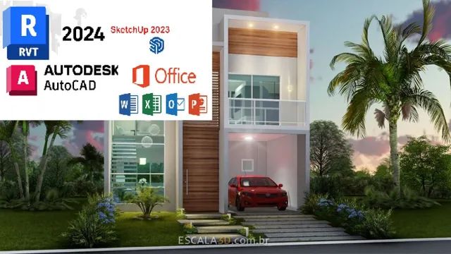 Pa: Adobe, Vray, Autocad, Lumion, Revit, Office, Sketchup, Enscape, 3ds max
