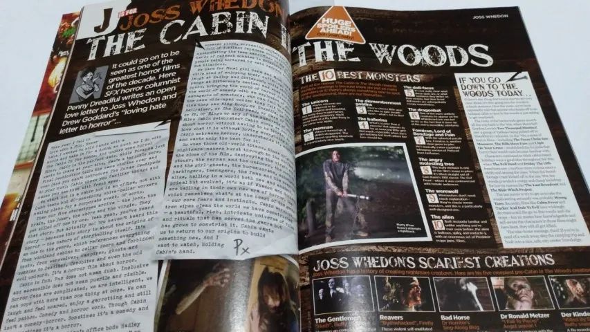 Revista de terror rara importada The a-z of Horror SFX cinema - Foto 5