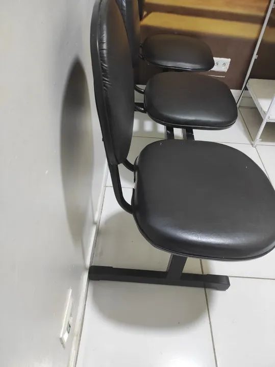 Longarinas Secretaria 3 Lugares  - Foto 3
