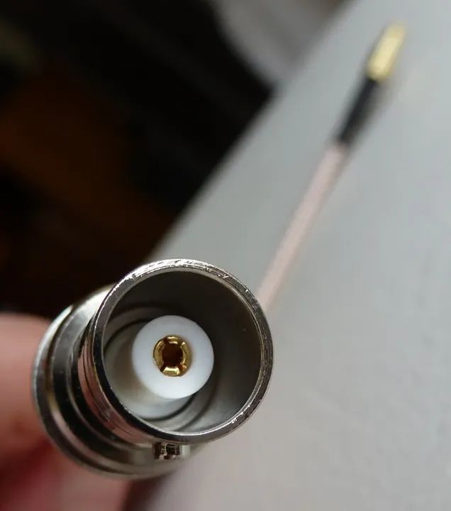 Cabo Pigtail MCX para BNC (perfeito para SDR) - RG316 - Foto 2