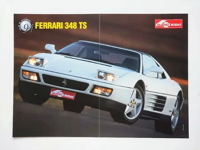 Lote de 3 pôsteres de Ferrari - F50, 348 TS, 512 Testarossa - Foto 2