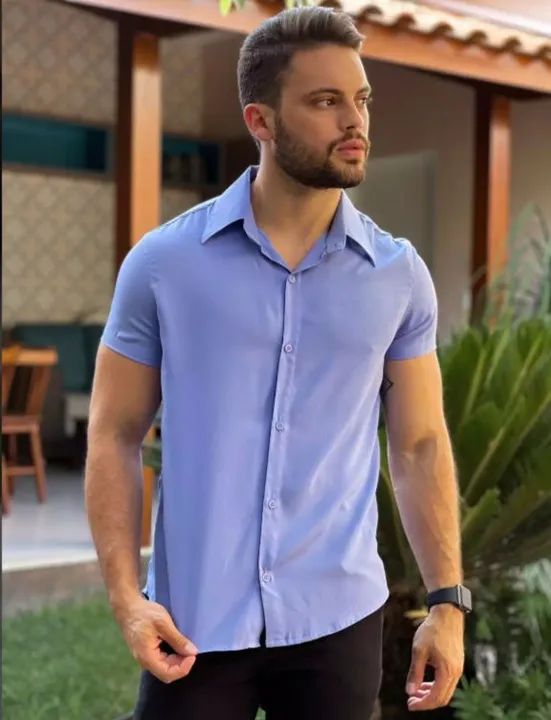 Camisas masculinas de botão  - Foto 4