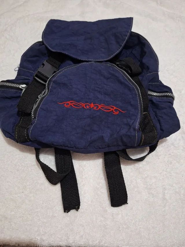 Mochila azul usada - Foto 2
