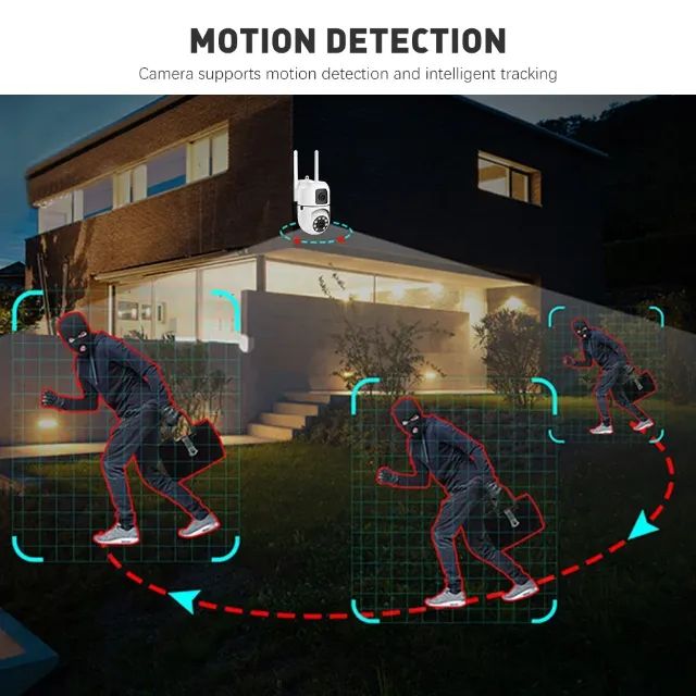 Camera IP duas Lentes wifi - Foto 5