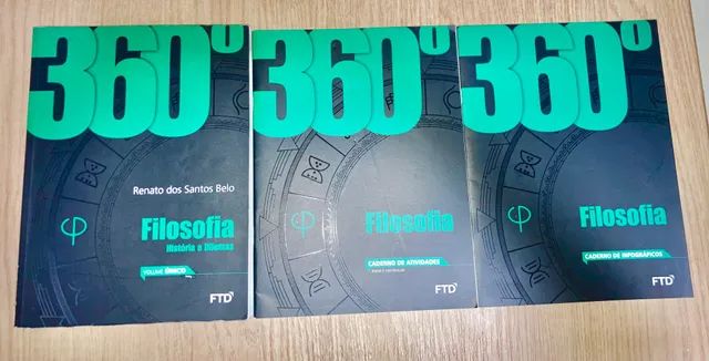 BOX LIVROS DIDÁTICOS DE FILOSOFIA - EDITORA FTD