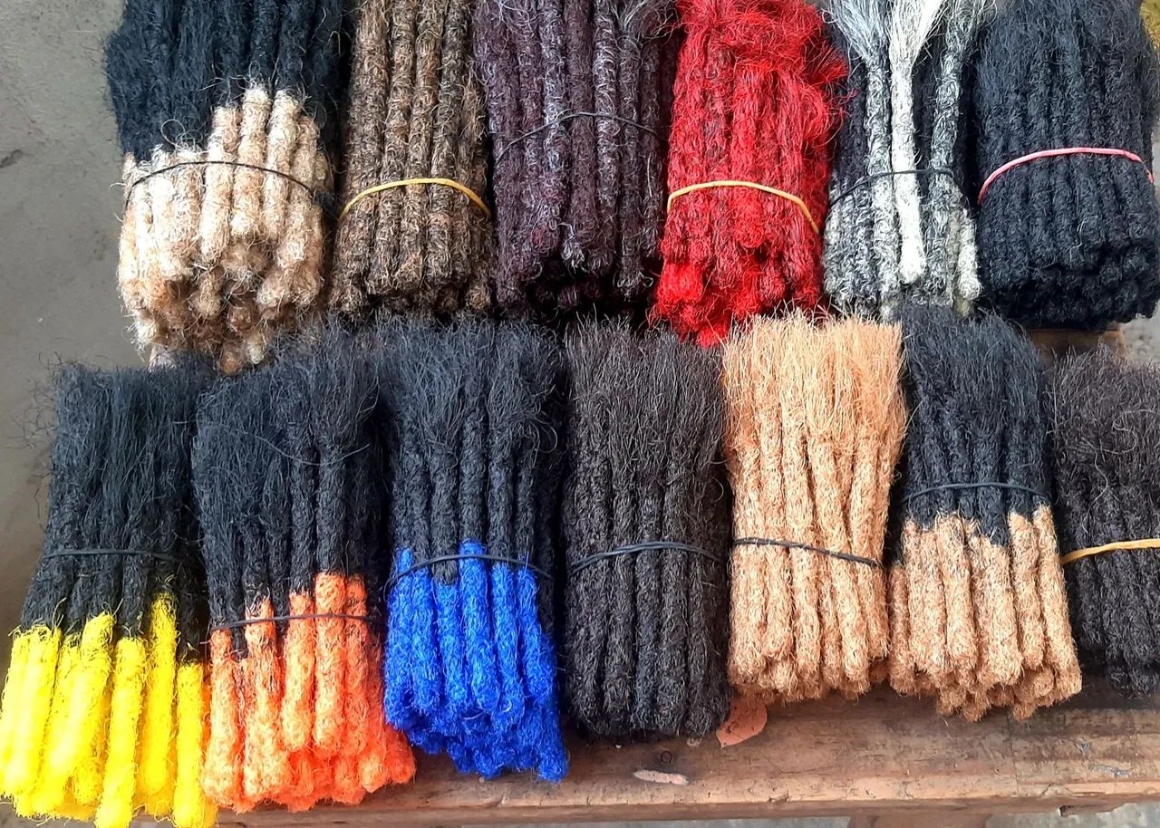 Dreadlocks sintéticas - Dreadlock protese - Dreadlock 100% humano  - Foto 6