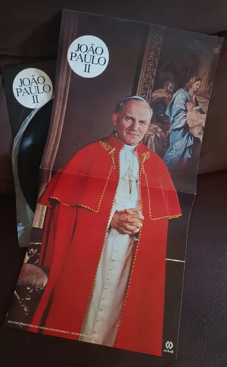 Lp Disco De Vinil Católico - João Paulo Ii - Com Pôster - Foto 4