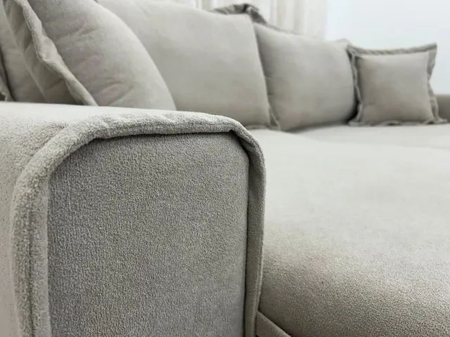 SOFÁ CAMA 2,40M  ESPUMA D33 MOLAS BONNEL!!! L3644D - Foto 4