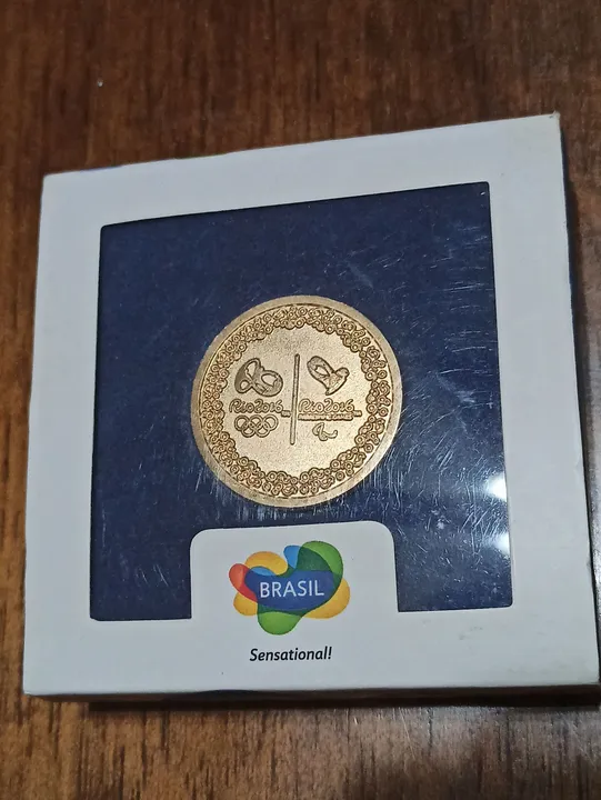 Medalha comemorativa Rio 2016 Brasil Sensational Embratur Numismática