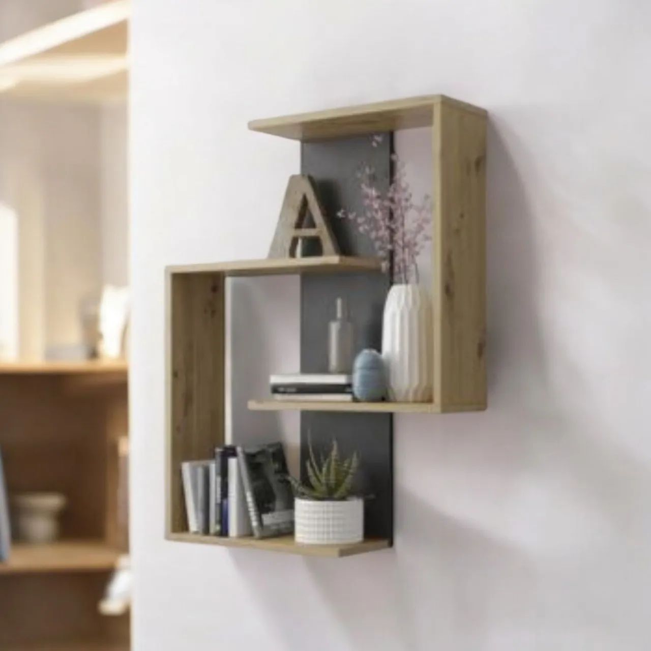 Promocão!! Bela estante suspensa porte médio elegante e única - Foto 2