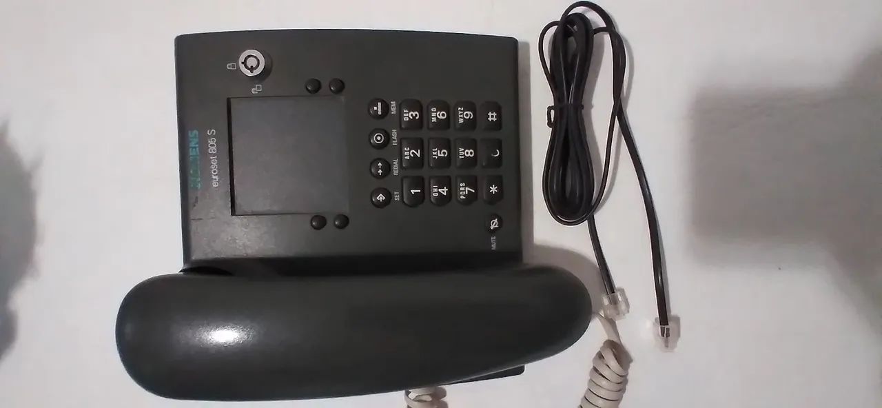 Telefone Siemens Euroset 805s - Cinza (com fio) - Foto 5