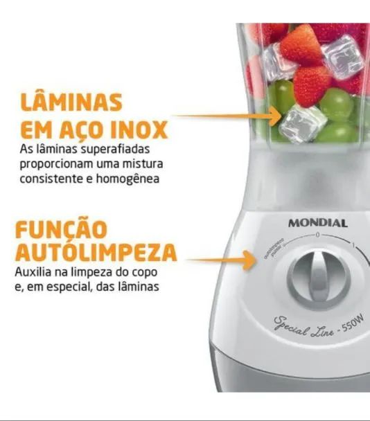 Liquidificador Mondial De 550W - Foto 2