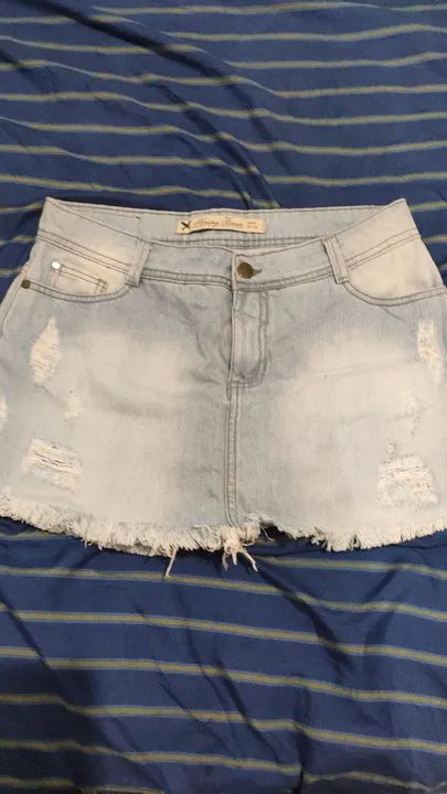 Short saia Jeans Hering 36/26 - Foto 3