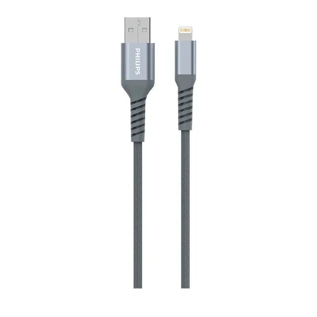 Cabo Usb Para iPhone iPad Apple Lightning 1,25m Philips - Foto 2