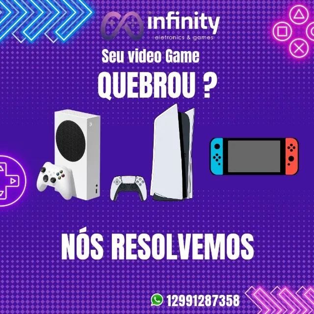 VÍDEO GAME QUEBRADO - NÓS CONSERTAMOS PARA VOCÊ