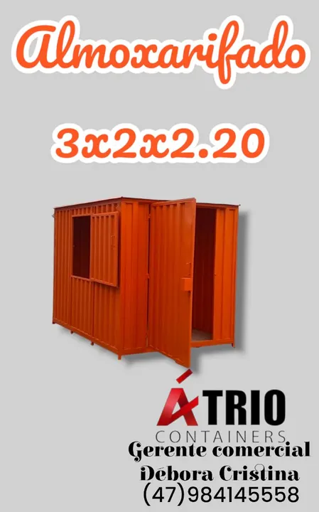 Container almoxarifado 3x2x2.20