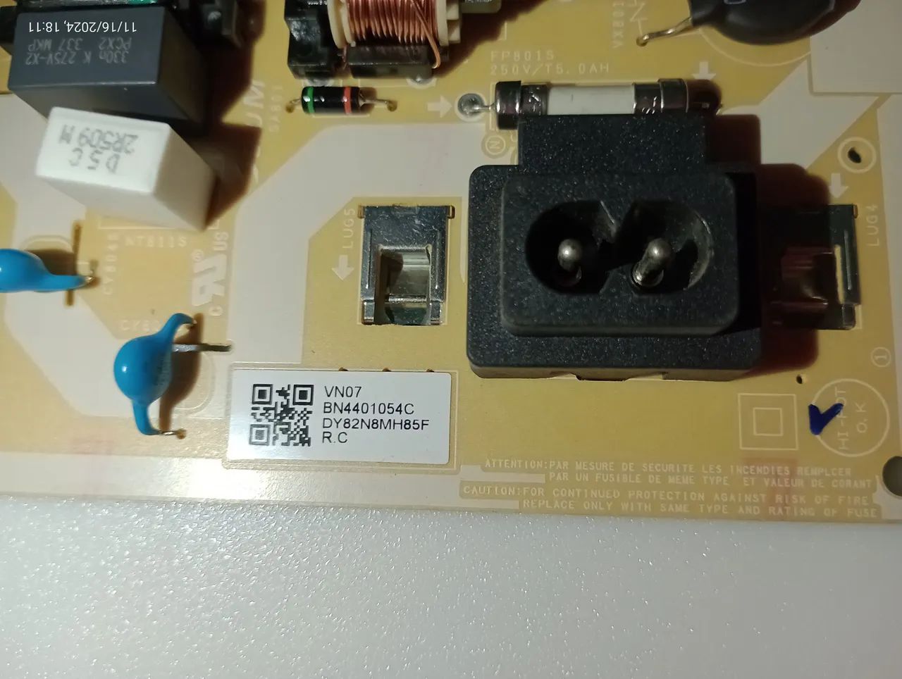 Placa Fonte TV Samsung 58"polegadas  - Foto 4