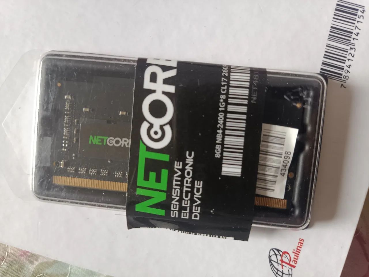 Memória notebook 8gb 2400NHz
